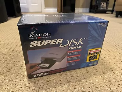 OLLIERV Imation SuperDisk 120MB Parallel Port Drive For PC Complete 11795 - NEW • $199.99