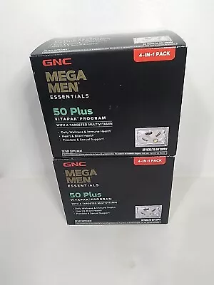 2x30 GNC 50+ Vitapak Program 4 In 1 Mega Men Essentials 30-Day Supply Exp 5/24  • $39.99