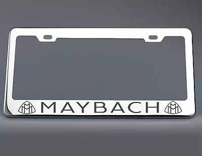 Maybach License Plate Frame Stainless Steel With Laser Engraved  • $19