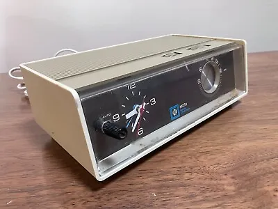 Vintage 1970s PYE MCR 1 Mantel Clock Radio Space Age Plastic Mid Century Modern • $44.95