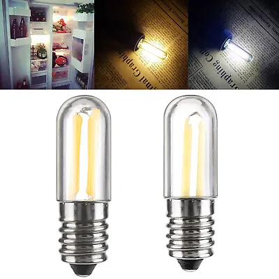 Dimmable LED Fridge Freezer Filament Light Bulb Mini E14 E12 1W 2W 4W Lamp SS857 • $1.66