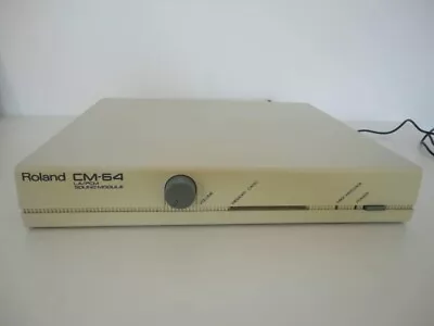 Roland CM-64 LA Synthesizer RS-PCM GS MIDI Sound Module W/ Adaptor Used Japan • $298.50