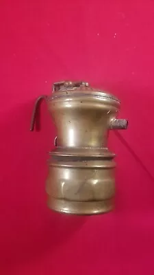 Vintage Carbide Miners Brass Hat Lamp Lantern AUTO-LITE--USA Springfield IL • $26