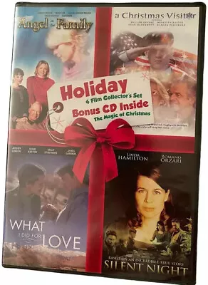 Dvd Christmas Movies Holiday Collection 2 Discs 4 Heartfelt Films 2009 Bonus Cd • $15.99