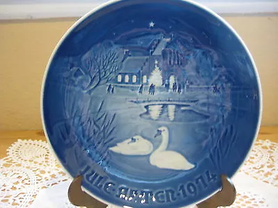 B & G Copenhagen  Christmas At In The Village  Plate 1974 Made In Denmark • $17.99