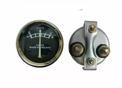 Lucas Repro Ampere Meter 8 AMP Ammeter Compatible Norton BSA Triumph Ariel Ajs • $16.20