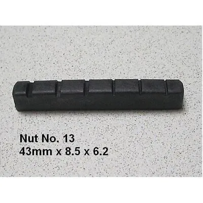 Graphite Nut Fender® Gibson® Or Acoustic Guitars Slotted 43m X8.5mmx6.2mm MIJ • $14.99