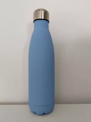 Baby Blue Self Insulated Flask Bottle Hot Cold 500ml Water Tea • £10