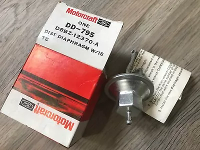 Nos Ford Mercury Motorcraft Distributor Vacuum Advance Dd-795 D8bz-12370-a • $65