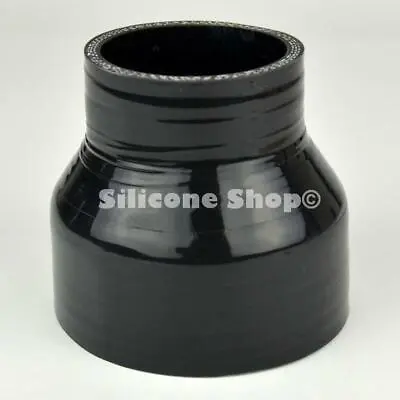 £14.61 • Buy Silicone Hose Straight Reducer Gloss Black PICK SIZE Silicone Shop (Black Core)
