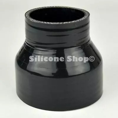 £14.61 • Buy Silicone Hose Straight Reducer Gloss Black PICK SIZE Silicone Shop (Black Core)