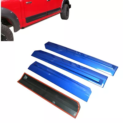 Painted Blue E7 Body Side Molding Trim Protector For 15-20 Ford F150 Crew Cab • $89.90