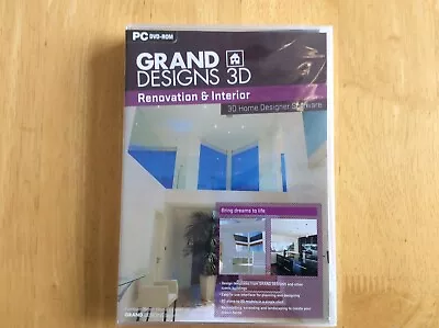 Grand Designs 3D Renovation & Interior PC DVD New Sealed • £15