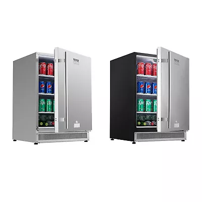 VEVOR 24  Built-in Beverage Refrigerator Fridge Cooler 185QT Beer Indoor/Outdoor • $567.99