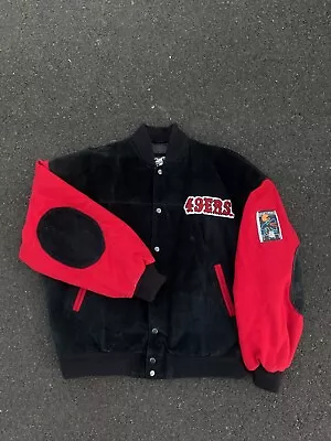 Vintage 90’s 49ers Carlsbank Jacket • $50