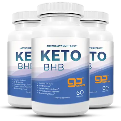 Keto Diet Pills Fast Weight Loss Supplements Keto Bhb Burn 3 Pack • $30.35