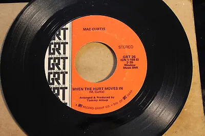 Mac Curtis---when The Hurt Moves In    (1970) • $5.50