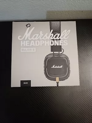 Marshall Major II Bluetooth On-Ear Headphones Black Open Box • $97