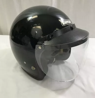 Vintage Simpson 1975 Size 6 7/8  Snell '75 D.O.T.-O.F. Racing Helmet Clear Visor • $69.99