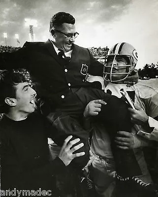 1968 Superbowl Vince Lombardi Packers Original Photo Type 1 By Ken Regan PSA DNA • $3250