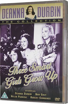 £12.95 • Buy Deanna Durbin Three Smart Girls Grow Up DVD 1940s Film
