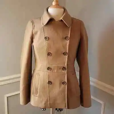 J.Crew Camel Colored Doubled Breasted Pea Coat • $59.99