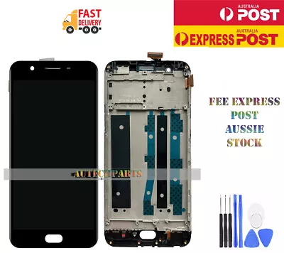 OPPO F1s A59 A1601 LCD DISPLAY+TOUCH SCREEN DIGITIZER FRAME REPLACEMENT BLACK • $54.95