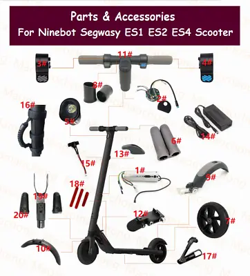 Handle Controller Dashboard Charger Brake For Ninebot Segway ES1 ES2 ES4 Parts • $6.99