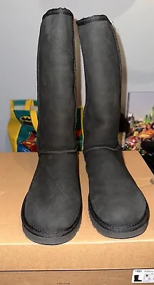 UGG Women Classic Tall II Boots Black 1016224 Size 9 • $90