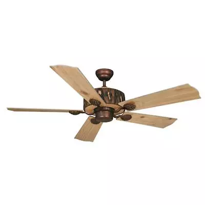 Vaxcel International FN52265WP Log Cabin 52 In. Ceiling Fan - Weathered Patina • $393.99