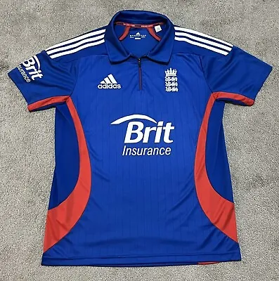 ENGLAND 2012 Adidas ONE DAY T20 TWENTY 20 CRICKET SHIRT JERSEY TOP XL • £29.99