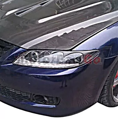 Real Carbon Fiber Eyelid Eyebrow Cover Trim For Mazda 6 Mazda6 M6 Sport 03-08 • $34