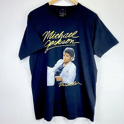 Michael Jackson Thriller Graphic T Shirt Mens Size L Authentic Pop Music Merch  • £31.30