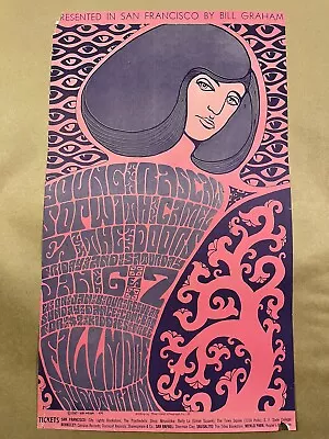 1967 BG-44 The Doors Concert Poster Fillmore Auditorium Bill Graham First Print • $350