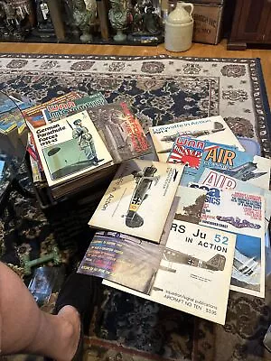 Magazine Lot  10 Vintage WAR W/ Tanks Airplanes Ships WWII Vietnam Sea Free Ship • $19.99