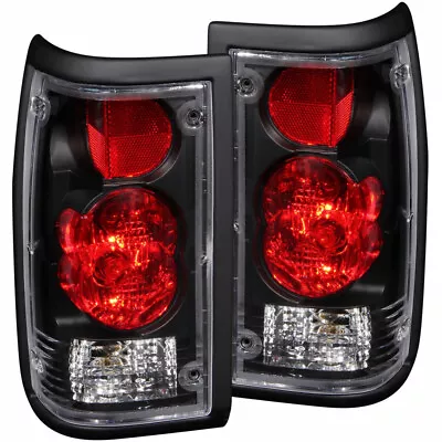 ANZO For Mazda B2600 1987-1993 Tail Lights Black • $211.08