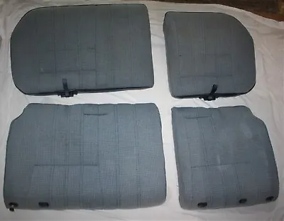 88 89 90 91 Honda Civic WAGON 4pc Set Rear Seat Cushions Blue OEM Assy R L RR • $249