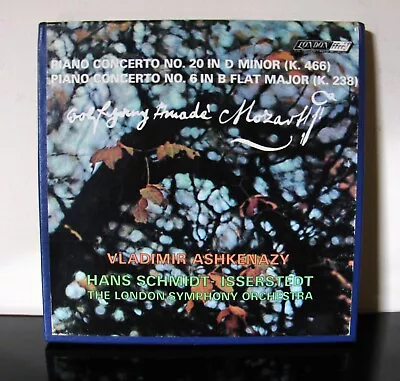 Reel4Track Mozart Piano Concerts 20&6 V. Ashkenazy  Schmidt-Isserstedt LSO Orch. • $15.99