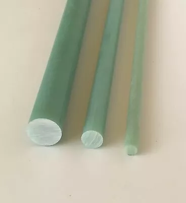 1/2”dia G 10 Glass Phenolic Plastic Rod -  Priced Per Foot- Cut To Size! • $12.85