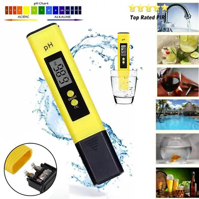 £9.47 • Buy Digital Electronic Water PH Tester PH Meter Pen For Aquarium Swimming Pool Water