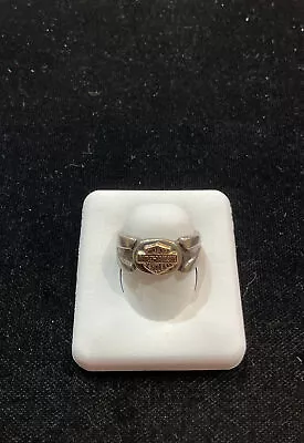 Harley Davidson 925 14k Gold Ring Size 8.75 • $79.95