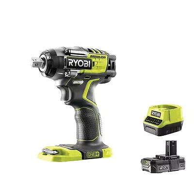 Ryobi R18IW7-0 Impact Wrench Battery 18V 1/2  Brushless 270Nm Kit 2.0 Ah • $705.09