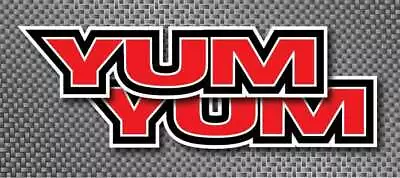 $6.25 • Buy 2x YUM 6  Decals Stickers Tackle Box Lures Fishing Boat Tournament Truck Baits