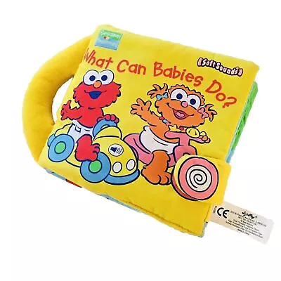 Muppet Babies What Can Babies Do Cloth Book Soft Sounds Battery Op Unused • $24.99