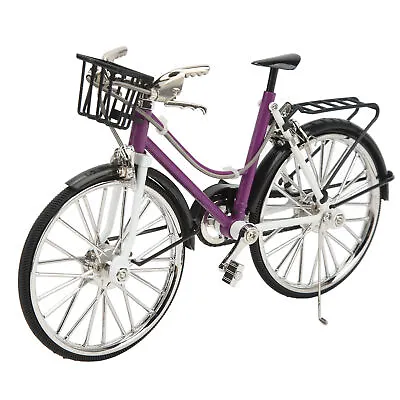 Miniature Alloy Bicycle Toy Finger Bike Model Desktop Decoration Gift Supply REL • £31.91