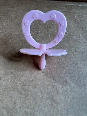 Vintage Heart Plastic Baby Doll Pacifier Binky For Kenner Baby Alive Doll • $16.95