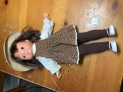 Vtg Fisher Price My Friend Jenny Doll 16”  Mandy's Friend Brown Hair And Outfit • $20