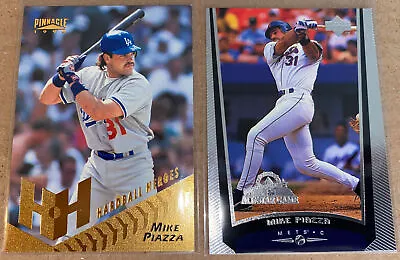 Mike Piazza Lot - 1996 Pinnacle Hardball Heroes #265 & 1999 Upper Deck All Star • $0.99