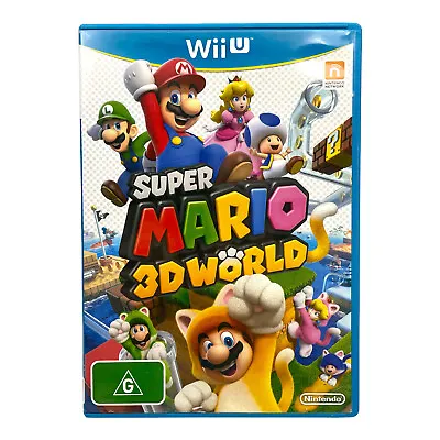 Super Mario 3D World *No Manual* Nintendo Wii U PAL • $18