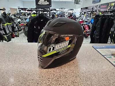 ICON AirFlite RUBATONE Full-Face Helmet W/Dropdown Sun Visor (Matte Black) Large • $200